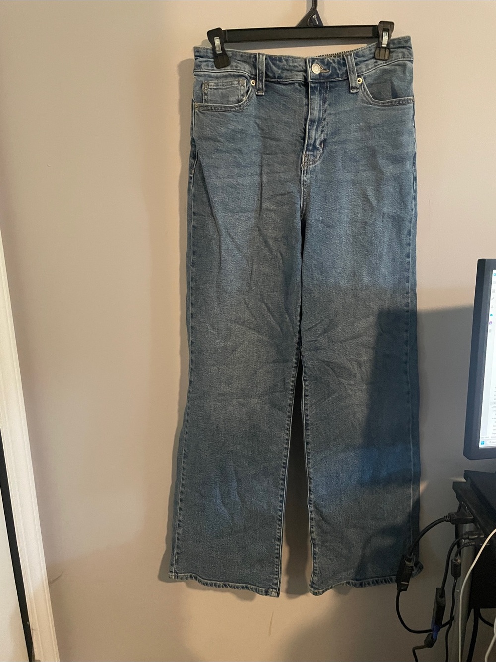 NWOT no boundaries high rise baggy wide leg jeans 32” inseam